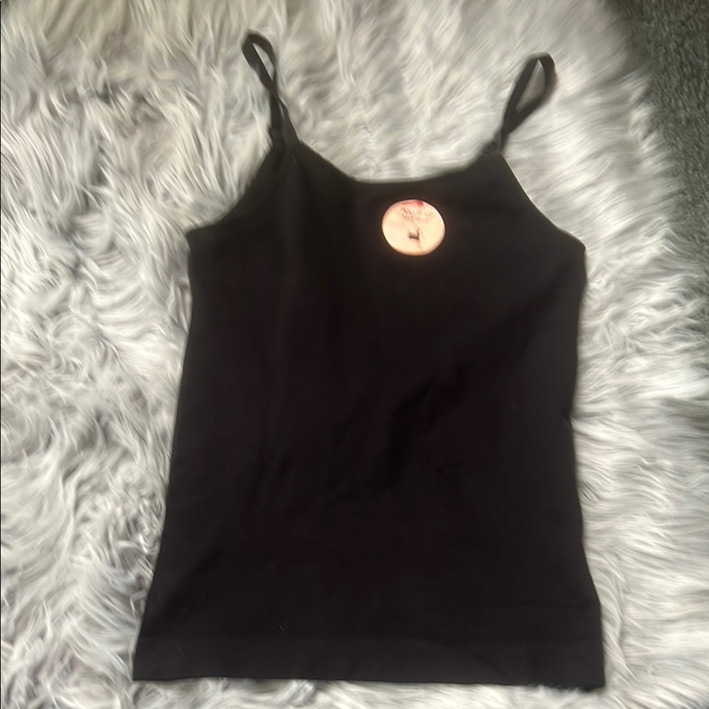 Women's New Black Shapermint slimming tank top sz L